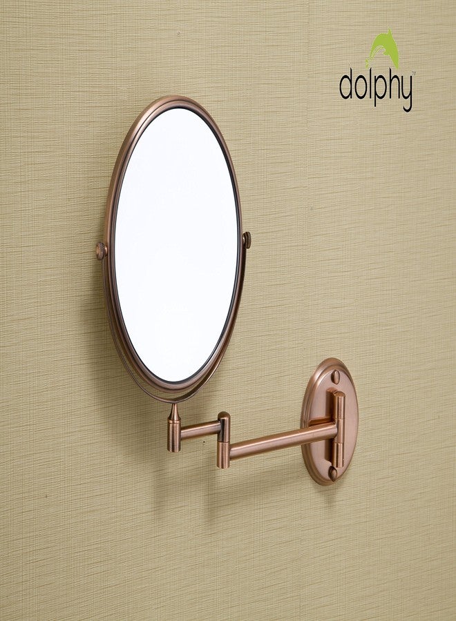 DOLPHY Copper 5X Magnifying Shaving & Makeup Mirror - 8 inch - Image 2